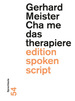 cover image of Cha me das therapiere